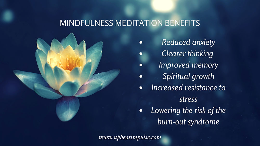 Less stress, clearer thoughts with mindfulness meditation