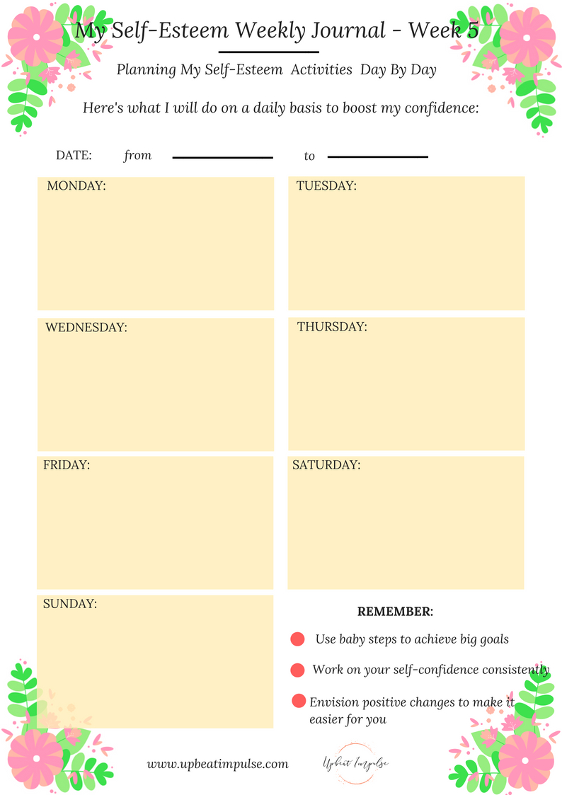Self Esteem Workbook PDF A Supreme Resource For Your Confidence
