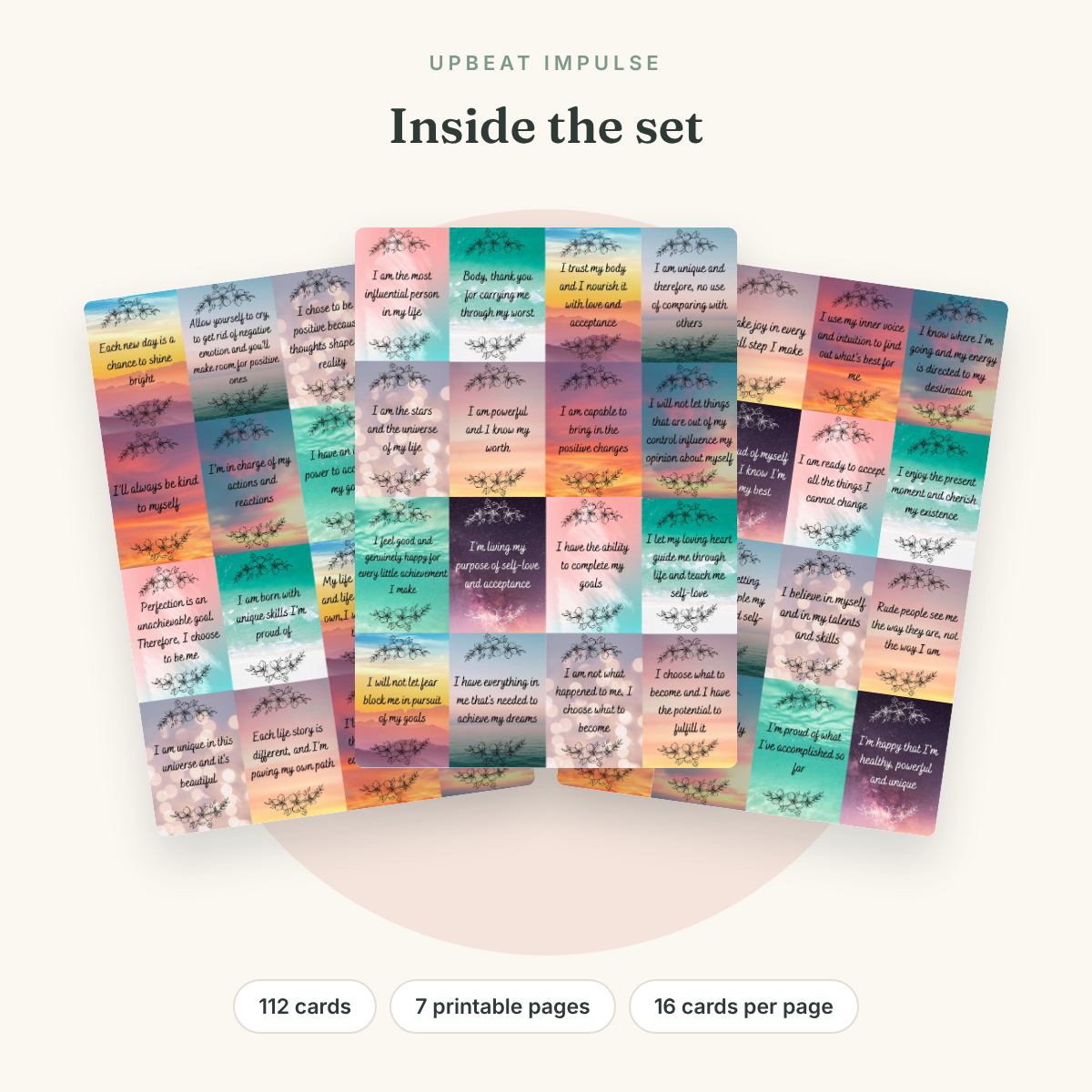 Positive Affirmation Cards cover